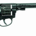Револьвер игрушечный металлический на пистонах