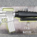 Автоматическая винтовка игрушечная металлическая на пистонах