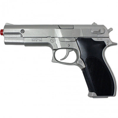 Пистолет полицейского игрушечный металлический на пистонах