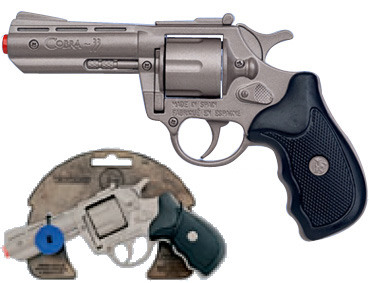 Револьвер полицейского игрушечный пластиковый на пистонах