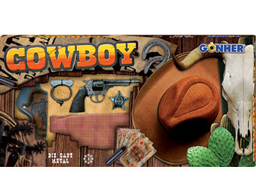 Игровой набор шерифа с револьвером на пистонах