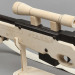 Сборная модель снайперской винтовки из дерева