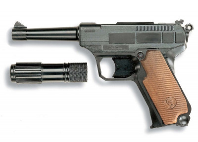 Пистолет детский игрушечный Lionmatic пластиковый на пистонах