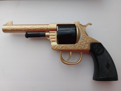 Револьвер игрушечный Oregon Gold металлический на пистонах