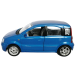Fiat Nuova Panda  1:24 коллекционная масштабная металлическая модель автомобиля blue