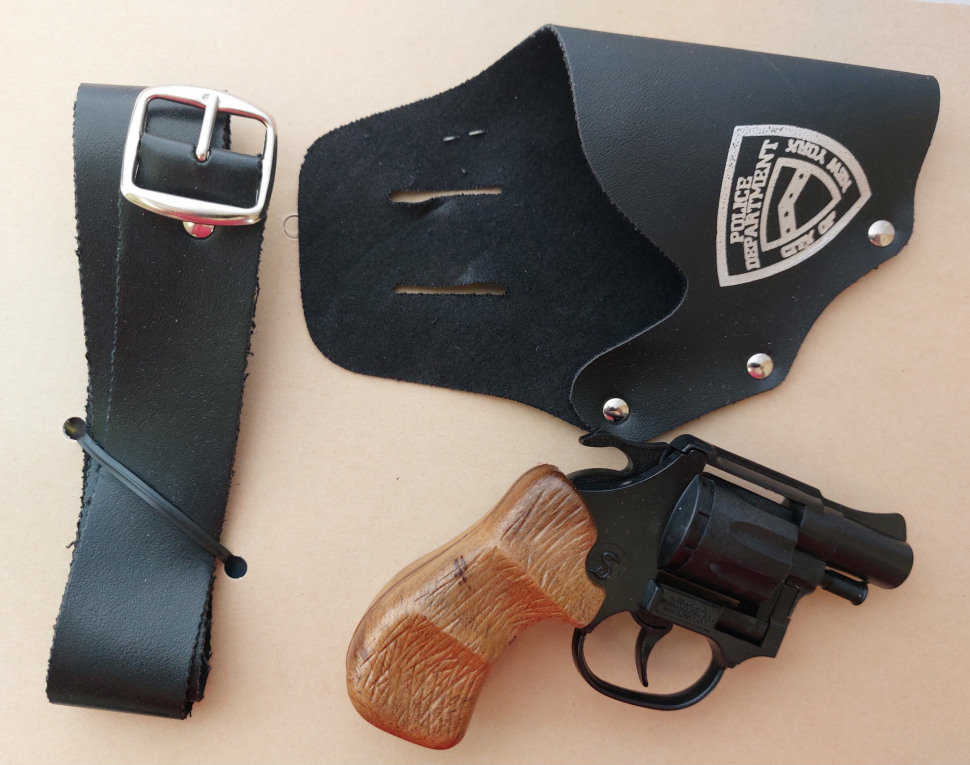 Набор револьвер полицейского с кобурой NYPD Set