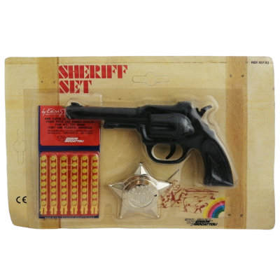 Набор Sheriff set с револьвером, пистонами и жетоном шерифа