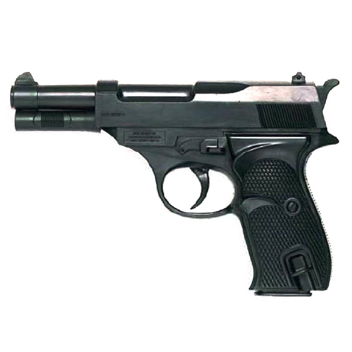 Пистолет полицейского игрушечный пластиковый на пистонах