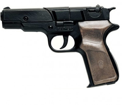 Пистолет Пантера игрушечный металлический на пистонах