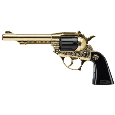 Револьвер Alabama Oro игрушечный на пистонах Villa Giocattoli 1590