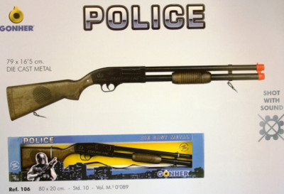 Винтовка игрушечная полицейская винтовка звуковая без пистонов