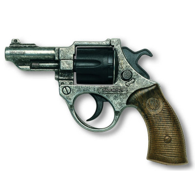 Револьвер агента ФБР игрушечный металлический на пистонах